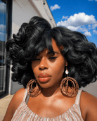 Cowry and Multi-layered Bamboo Earrings - Trufacebygrace