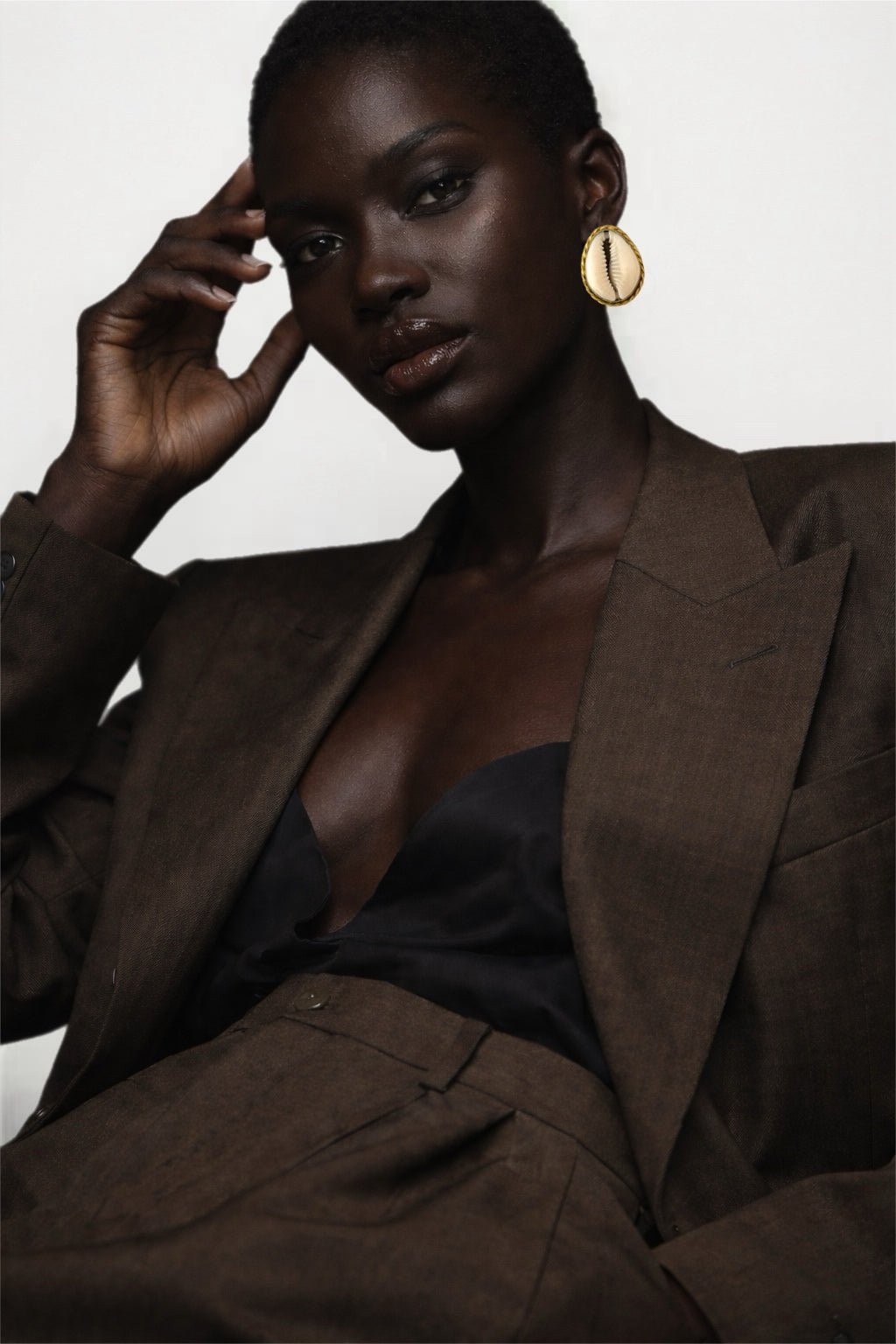 Cowry baako shell Stud Earring - Trufacebygrace