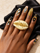 Cowry Ne Brass Wire Ring - Trufacebygrace