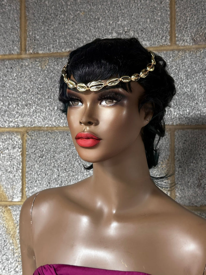 Cowry Shell Necklace/headpiece - Trufacebygrace