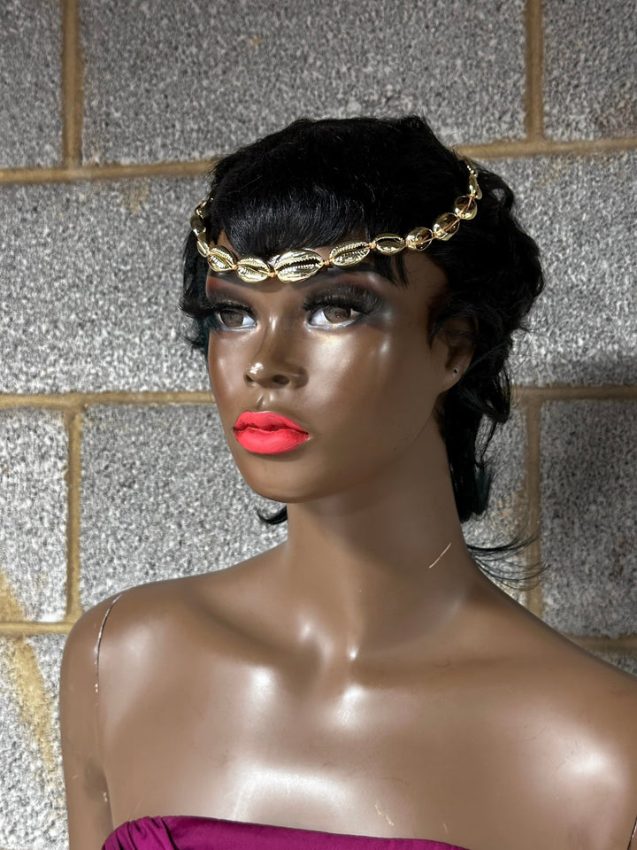 Cowry Shell Necklace/headpiece - Trufacebygrace