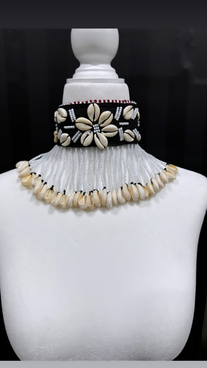 Cowry whisper choker necklace/ headband - Trufacebygrace