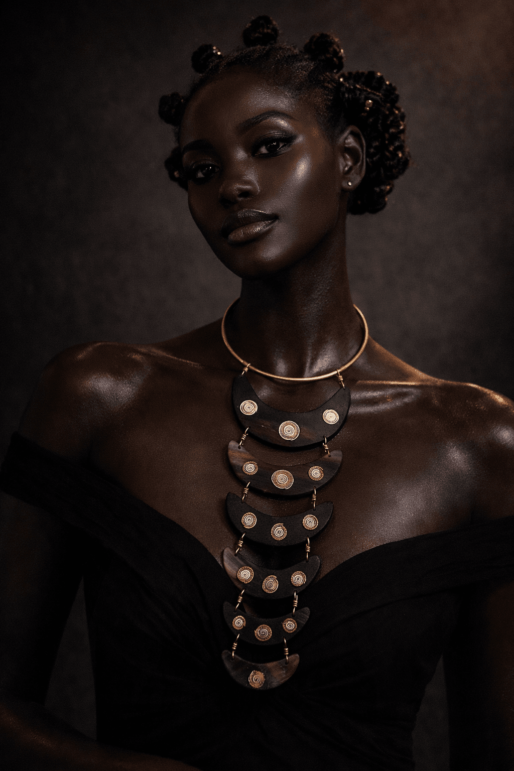 Crescent Statement Collar Necklace - Trufacebygrace