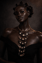 Crescent Statement Collar Necklace - Trufacebygrace