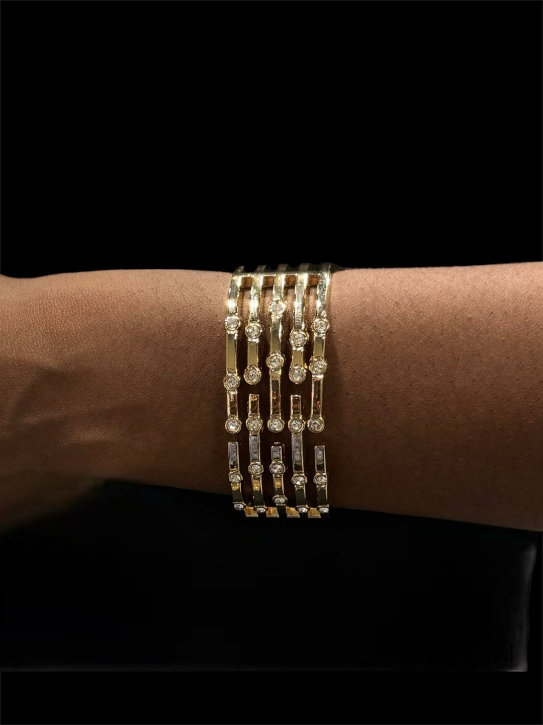 Crystal Ladder Bracelet - Trufacebygrace