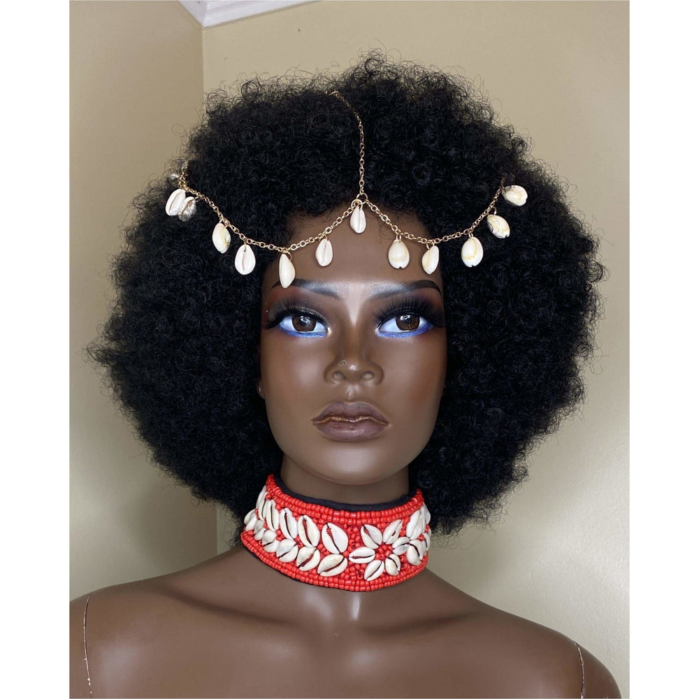 Dede cowry shell headpiece - Trufacebygrace