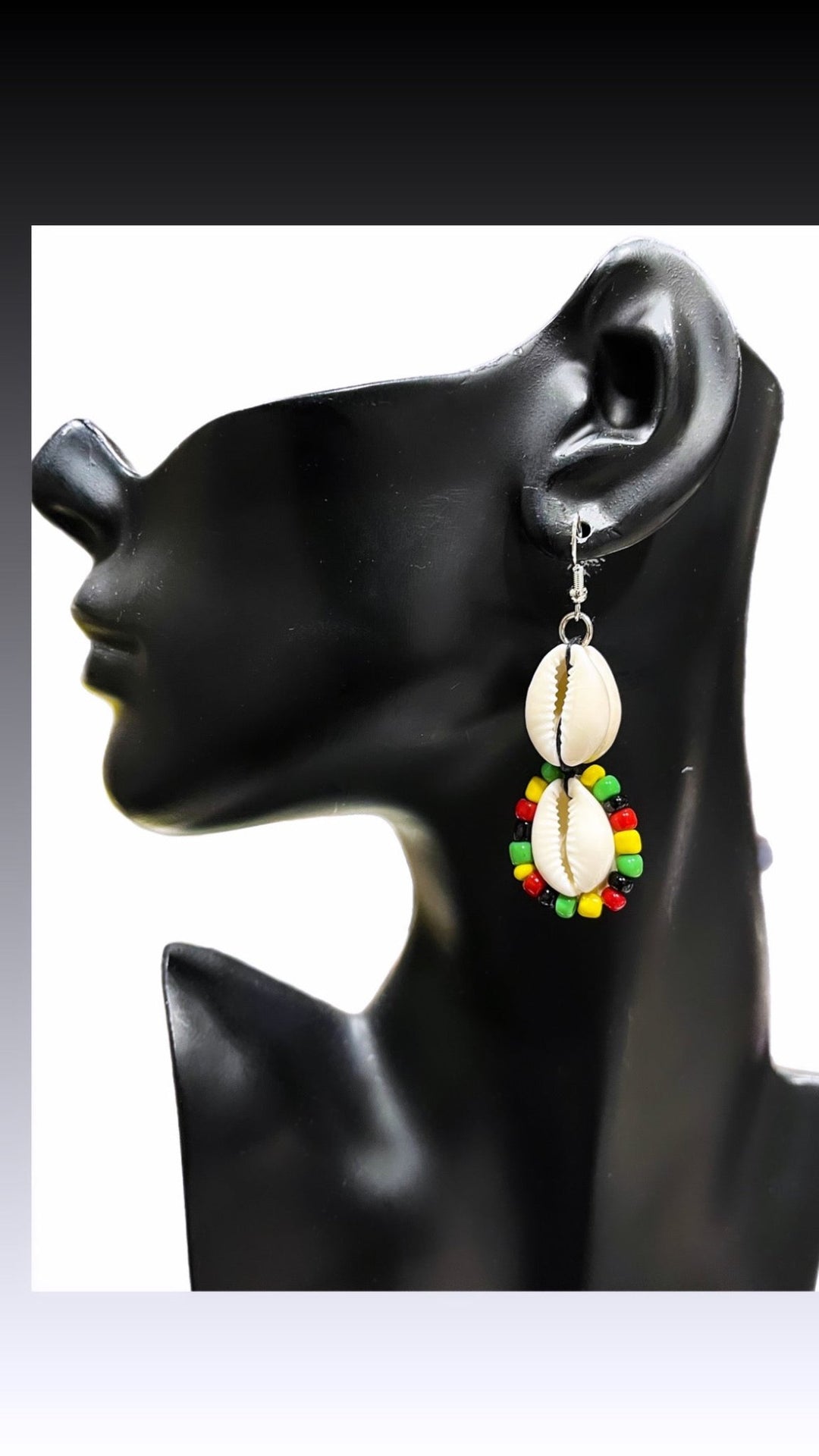 Double Cowry and Irie Earring - Trufacebygrace