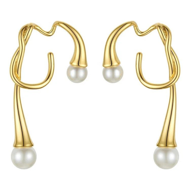 Efua Pearl ear clip/ear cuff non pierced ears - Trufacebygrace