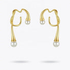 Efua Pearl ear clip/ear cuff non pierced ears - Trufacebygrace