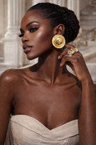 Ekye Medallion Statement Earrings - Trufacebygrace