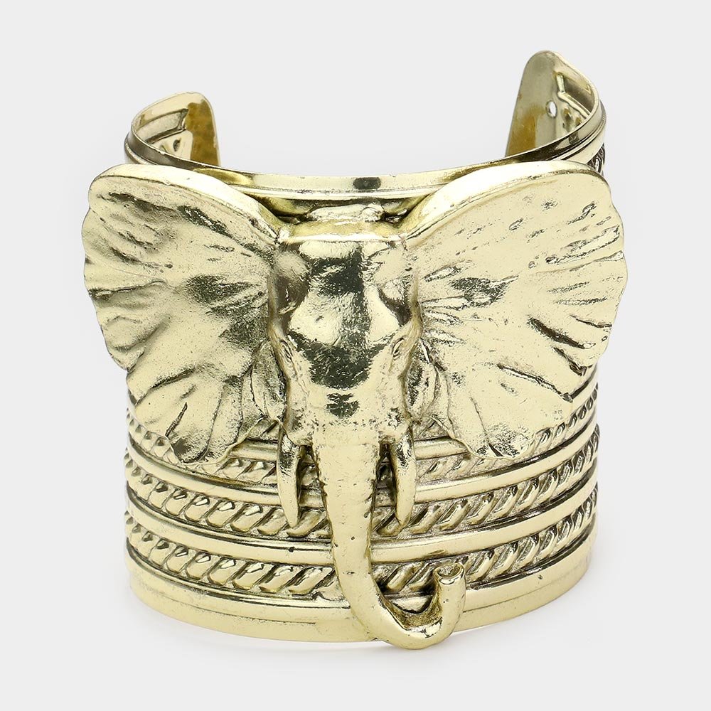 Elephant Bracelet/ hand Cuff - Trufacebygrace