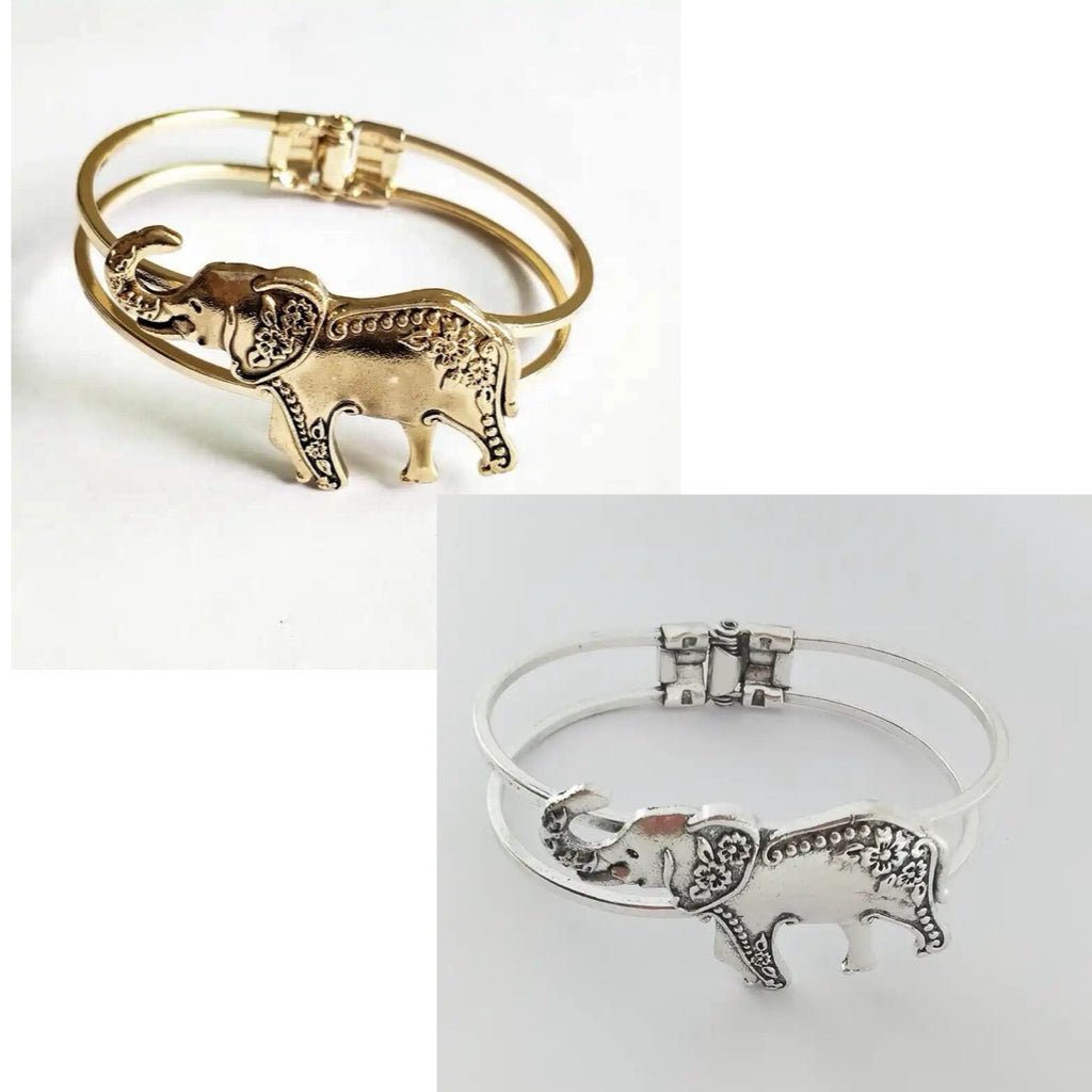 Elephant cuff bracelet/bangle - Trufacebygrace