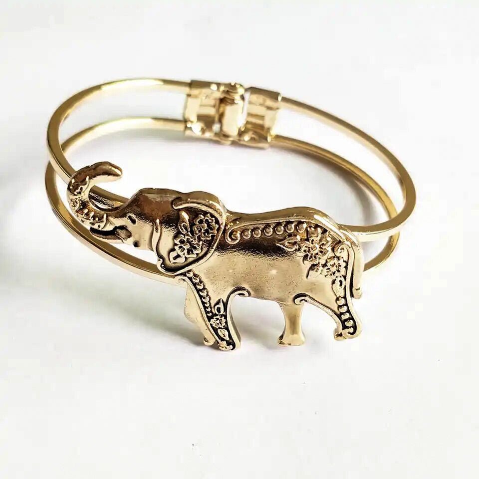 Elephant cuff bracelet/bangle - Trufacebygrace