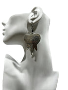 Elephant head solid Brass Earrings - Trufacebygrace