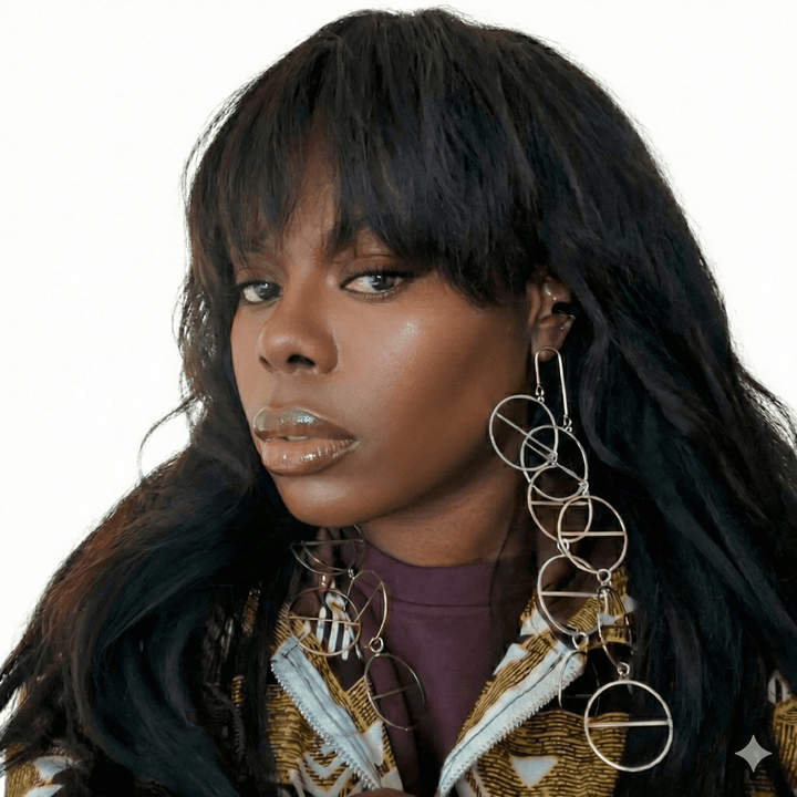 Endless Loop Dangling Earring - Trufacebygrace