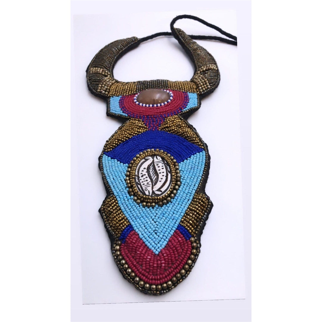 Ethnic Tribal Necklace - Trufacebygrace