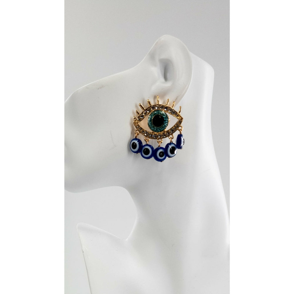 Evil Eye Stud Earrings - Trufacebygrace