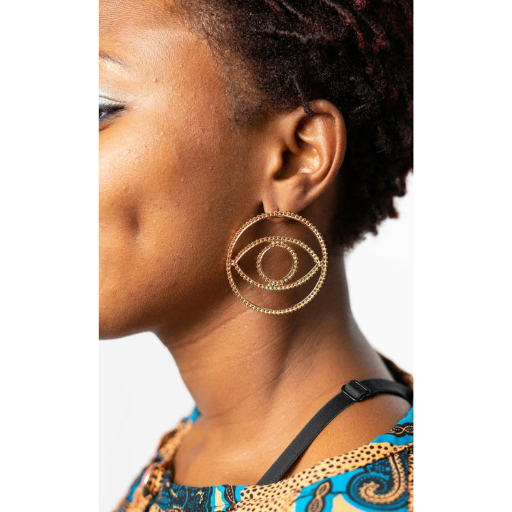 Eye of Horus Stud Earrings - Trufacebygrace