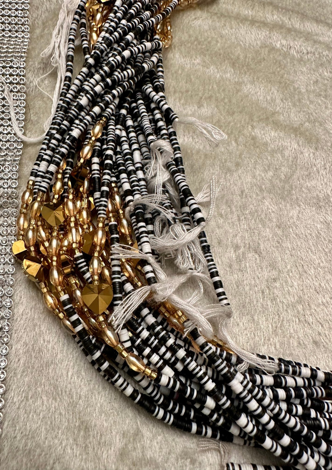 Flat Disc Ghana Waist Beads – Trufacebygrace - Main Image