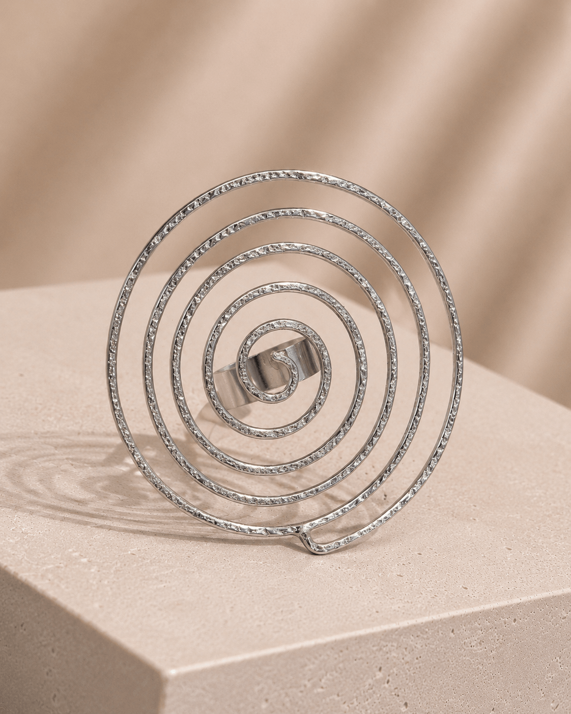 Flexible Spiral Statement Ring - Trufacebygrace