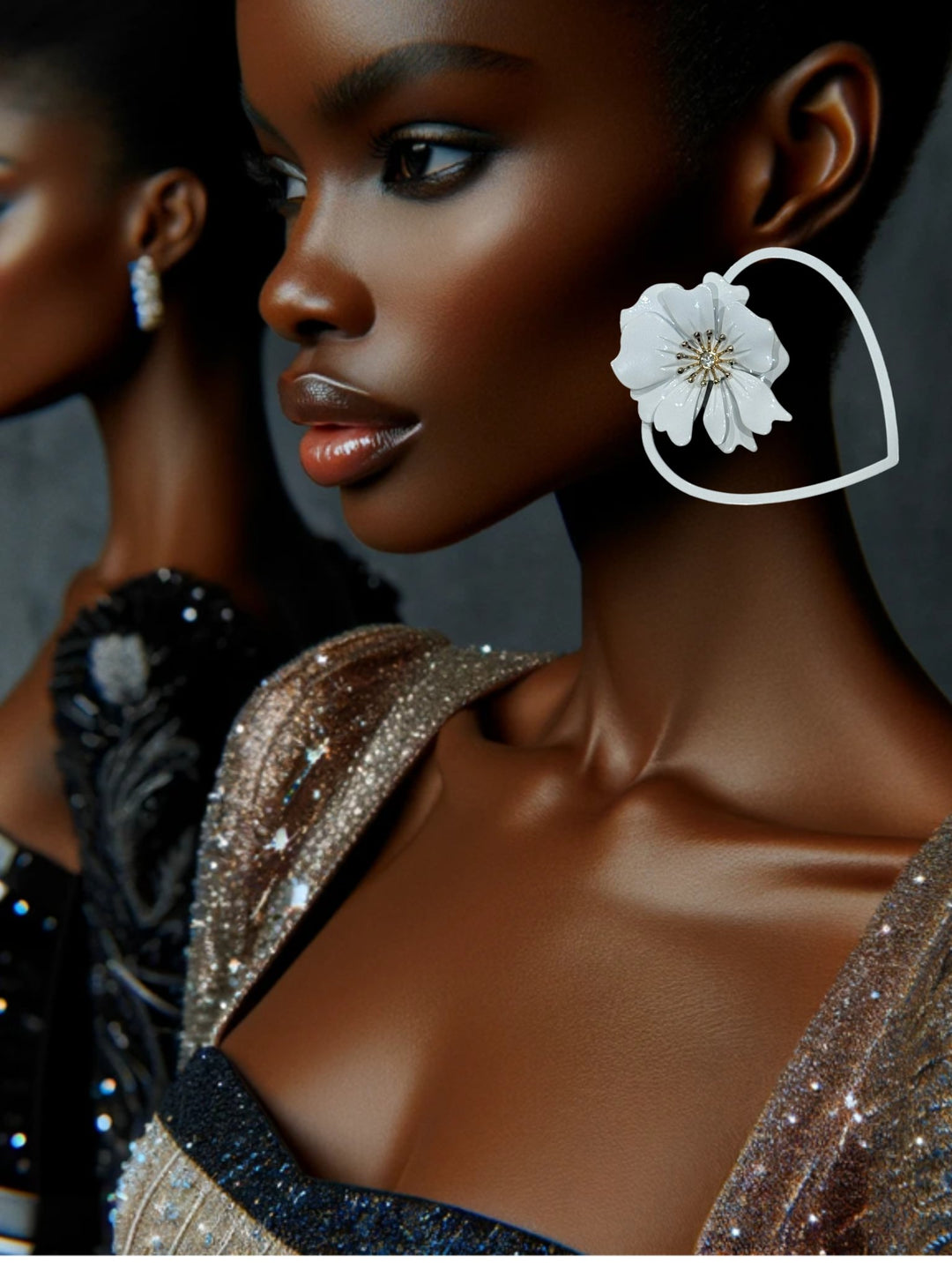 Flower in Love White Blossom Earrings - Trufacebygrace