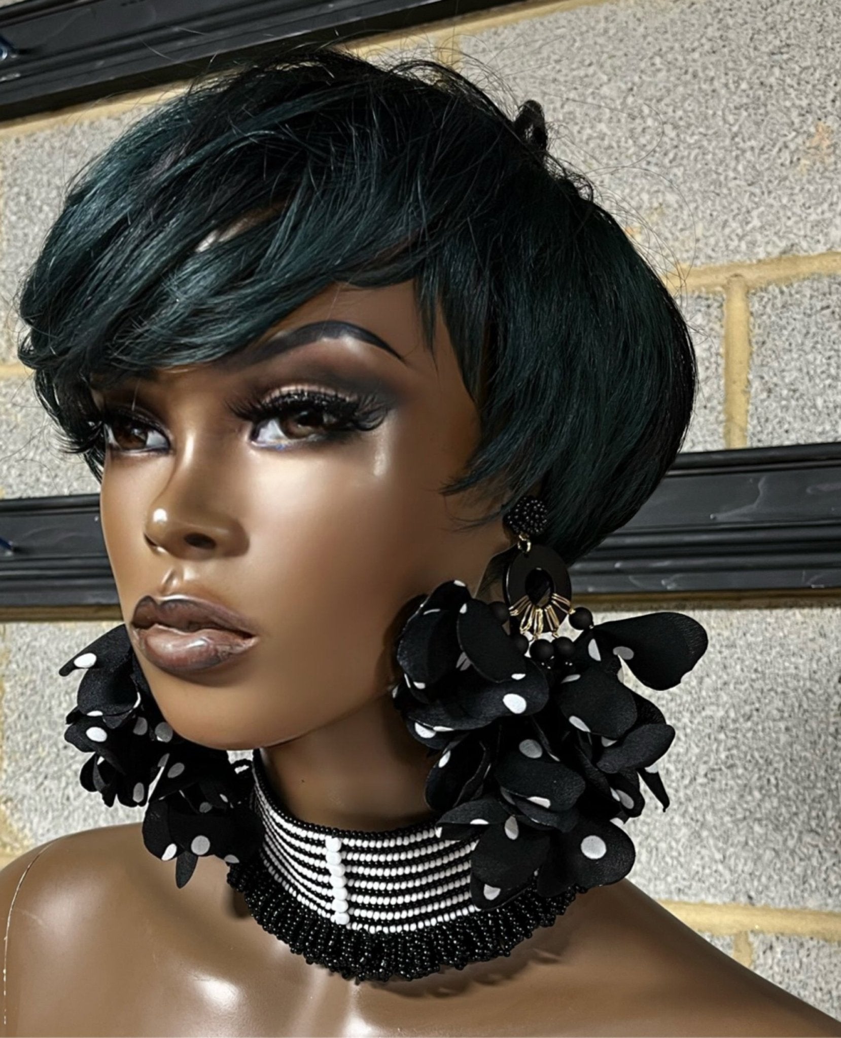 Flower Petals Puff Earrings - Prints - Trufacebygrace