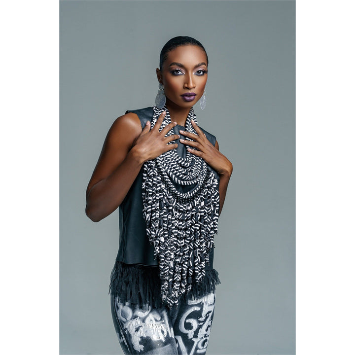 Frema Kandy Wrapped Ankara Fabric Neckpiece - Trufacebygrace