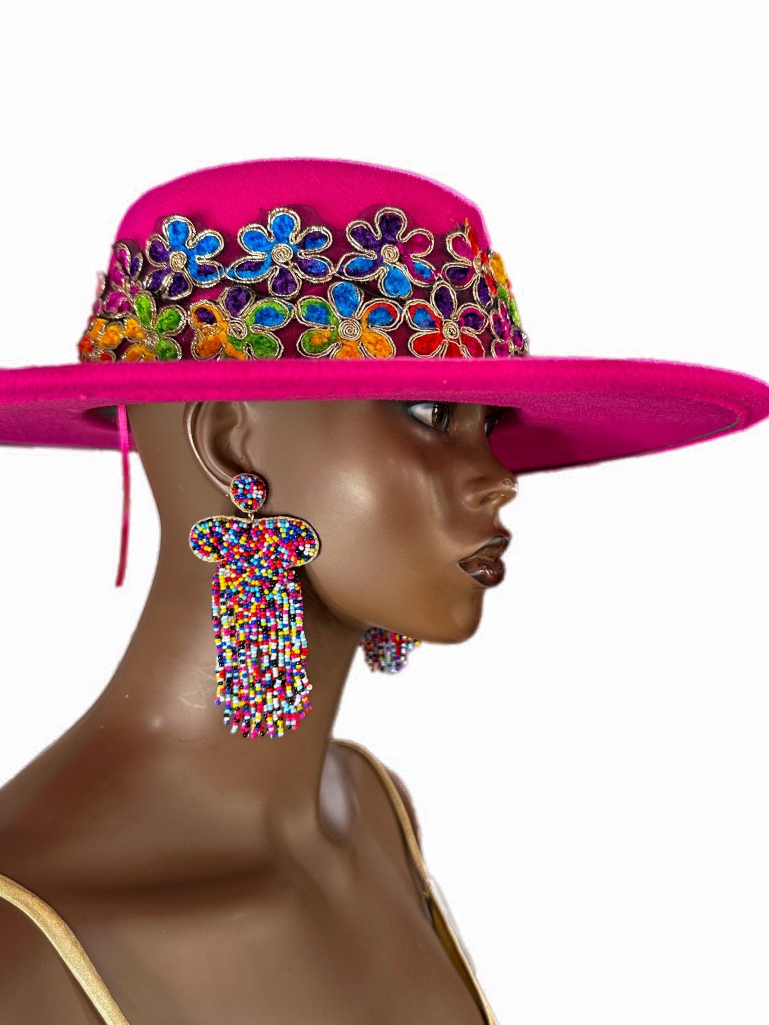 Fringella Statement Earrings - Trufacebygrace