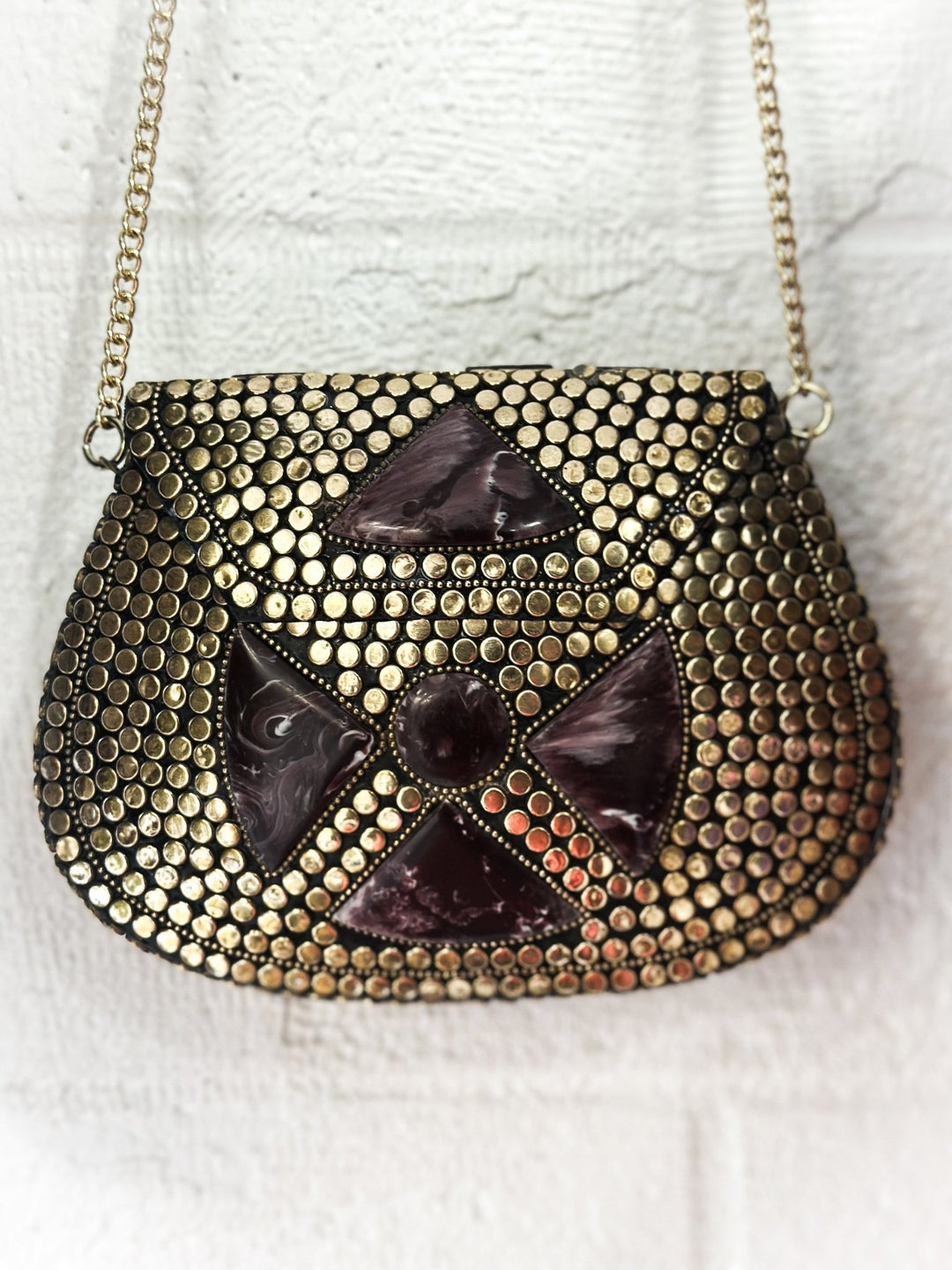 Gemstone Glow Vintage metal bag - Trufacebygrace