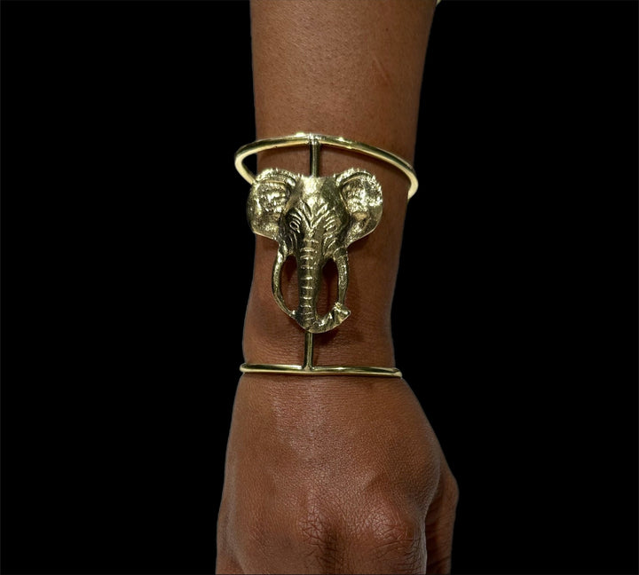 Genuine Brass Elephant hand Cuff/bracelets - Trufacebygrace