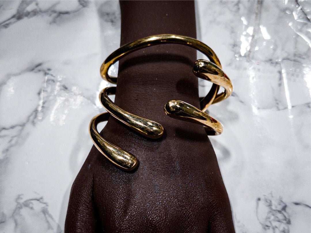 Genuine Brass Twisted Bracelet - Trufacebygrace