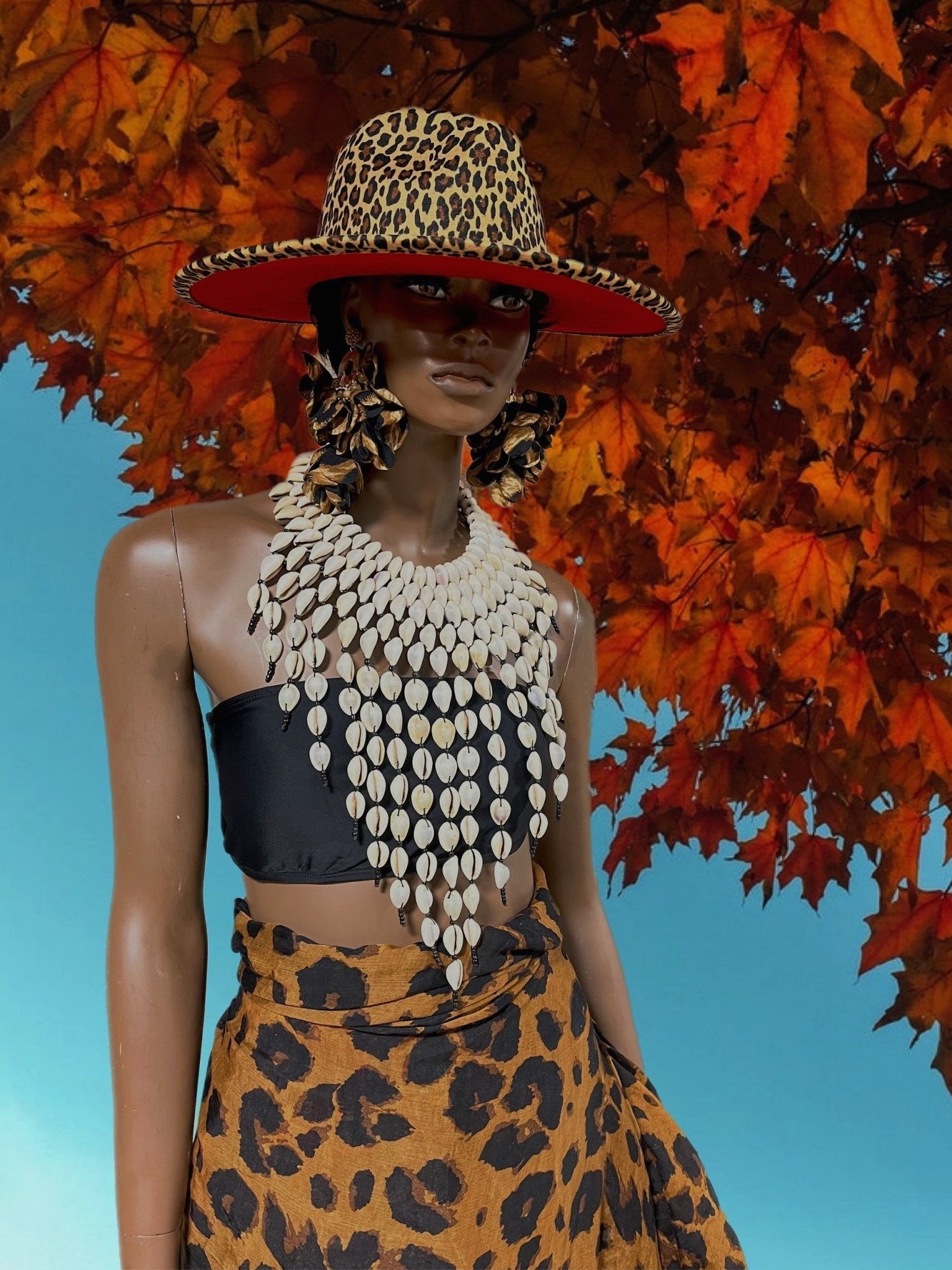 Genuine Cowry Shell Cascading Necklace - Trufacebygrace