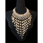 Genuine Cowry Shell Cascading Necklace - Trufacebygrace