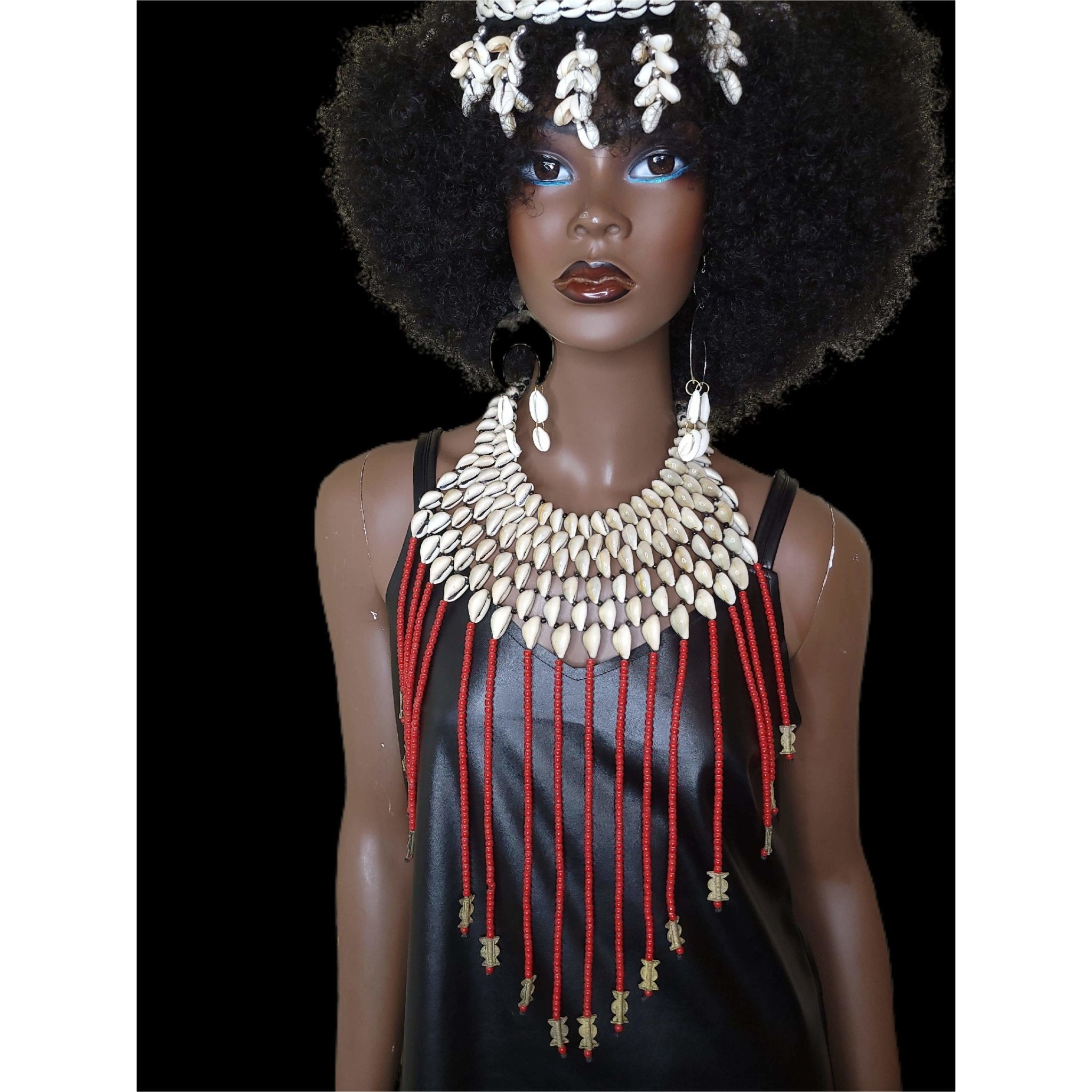 Genuine Cowry Shell Cascading Necklace - Trufacebygrace