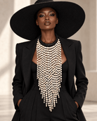 Genuine Leather Cowrie Fringe Necklace - Trufacebygrace
