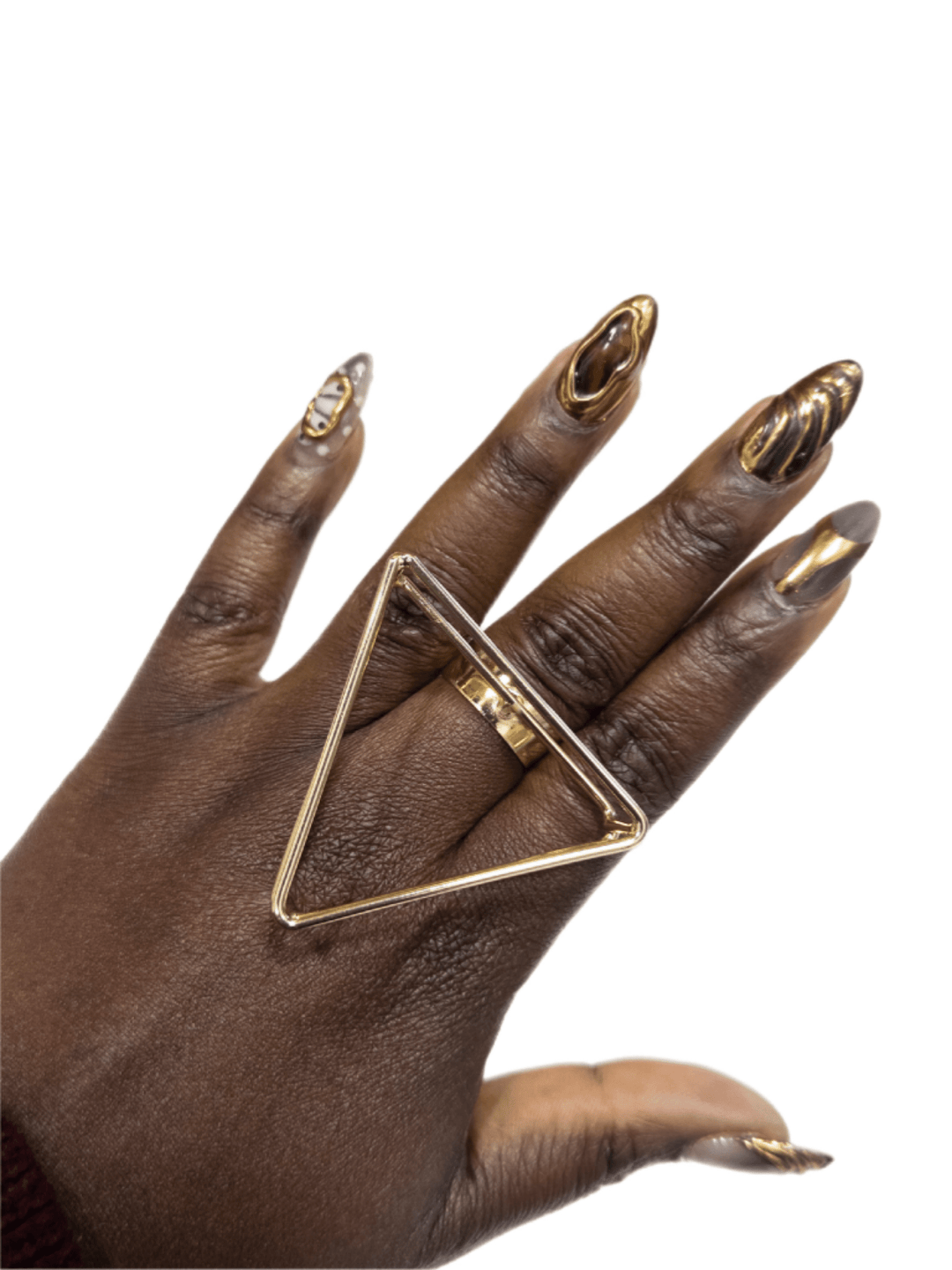 Geometric Triangle Statement Ring - Trufacebygrace