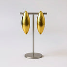 Gilded Almond stud Earrings - Trufacebygrace