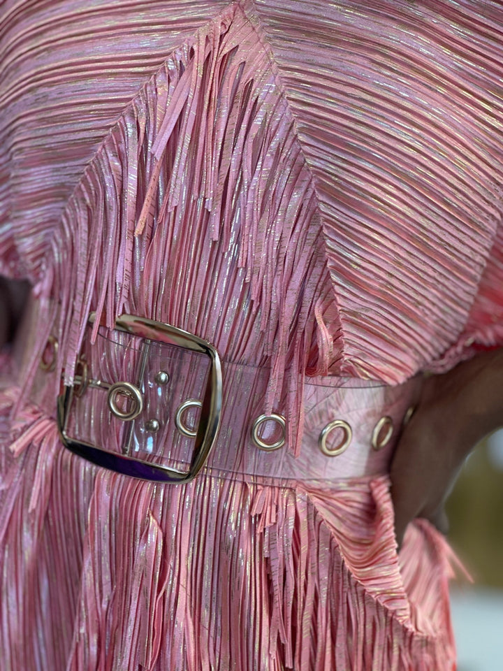 Gilded silicon Statement Belt - Trufacebygrace