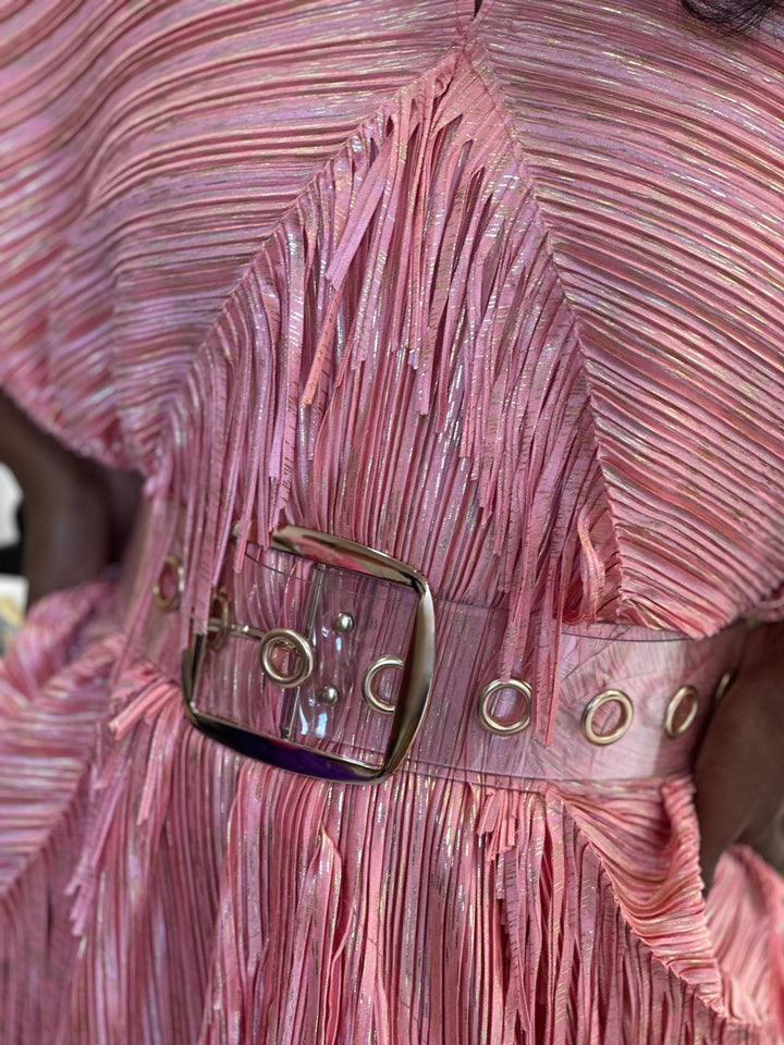 Gilded silicon Statement Belt - Trufacebygrace