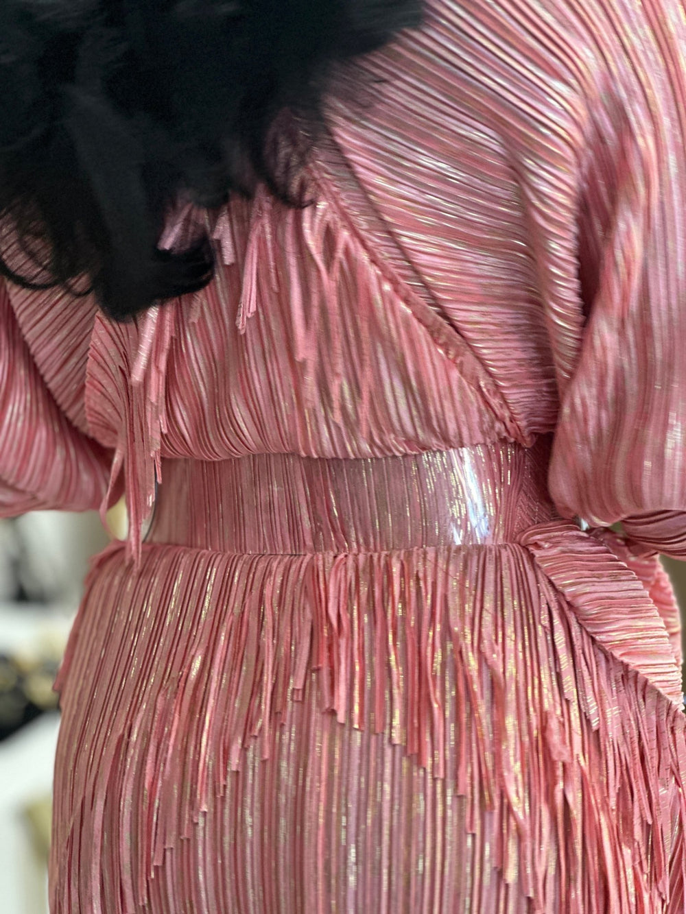 Gilded silicon Statement Belt - Trufacebygrace