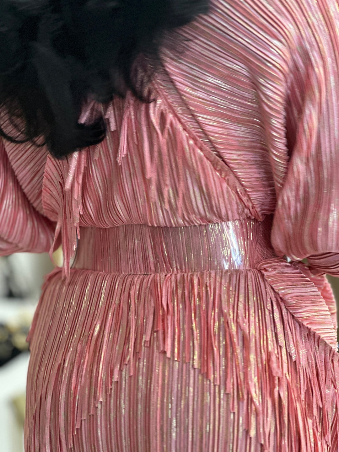 Gilded silicon Statement Belt - Trufacebygrace