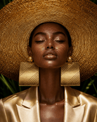 Gilded Square Earrings - Trufacebygrace