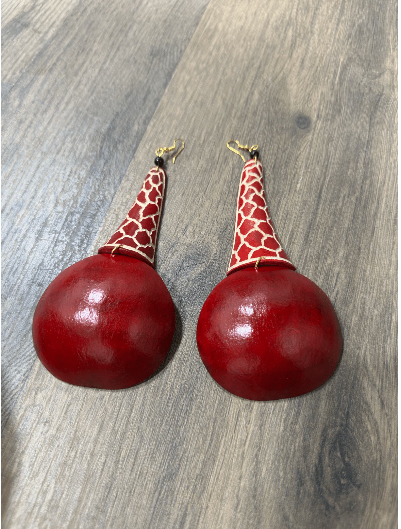 Giraffe Neck Statement Earrings - Trufacebygrace