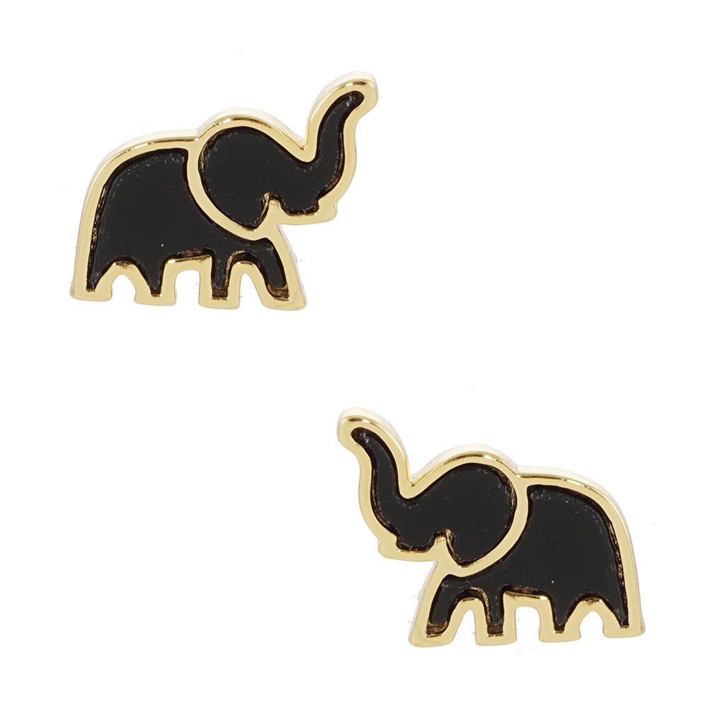 Gold dipped MINI elephant stud’s earring - Trufacebygrace