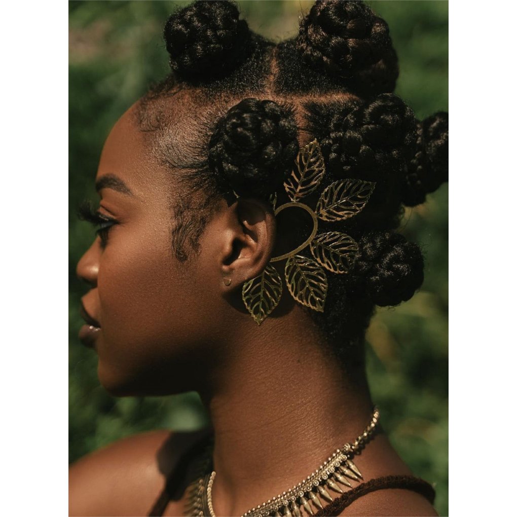 Gold leaf Ear Cuff without Piercing - Trufacebygrace