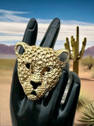 Gold - plated Leopard Adjustable Ring - Trufacebygrace