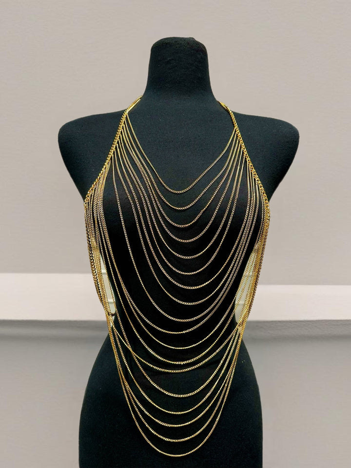 Golden Embrace Body Chain/ Harness - Trufacebygrace