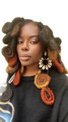 Golden Halo Cowry Statement Earrings - Trufacebygrace