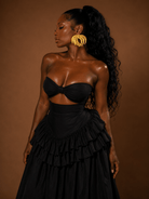 Gye Nyame Fan Statement Earrings - Trufacebygrace