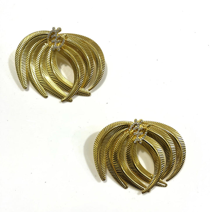 Gye Nyame Palm Radiance Earrings - Trufacebygrace